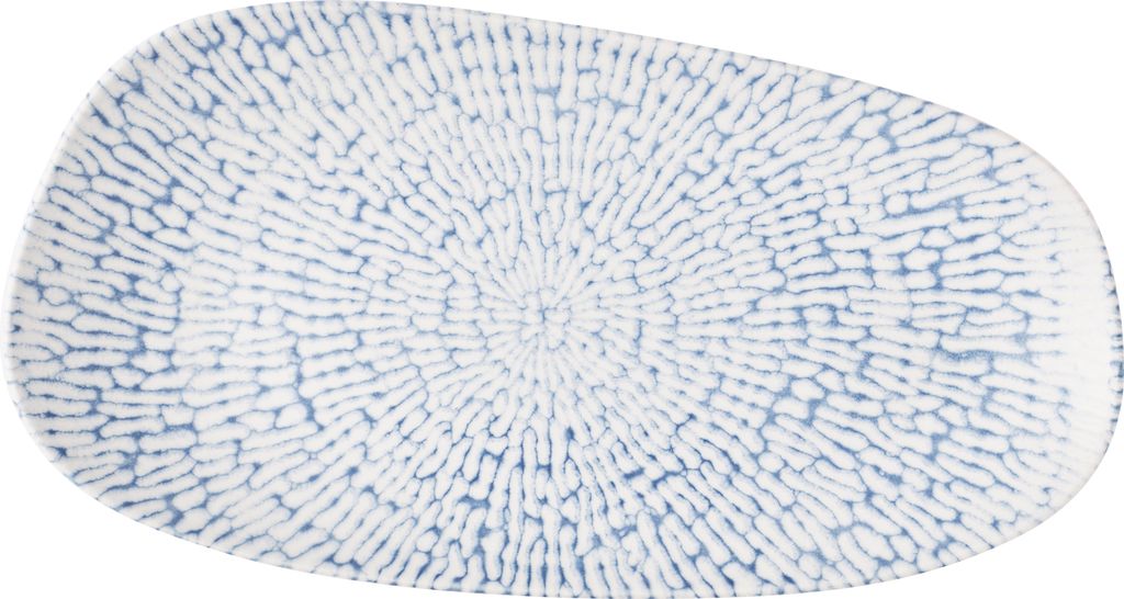 Schaal rechthoek 35.0cm x 18.5cm Inked Cascade Indigo Churchill