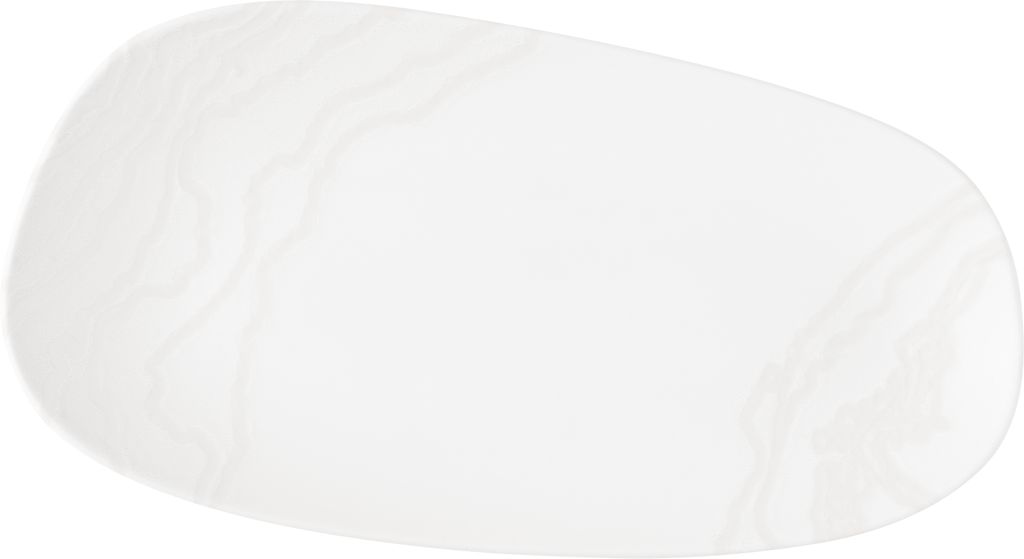 Schaal rechthoek 35.0cm x 18.5cm Inked Tide White Churchill