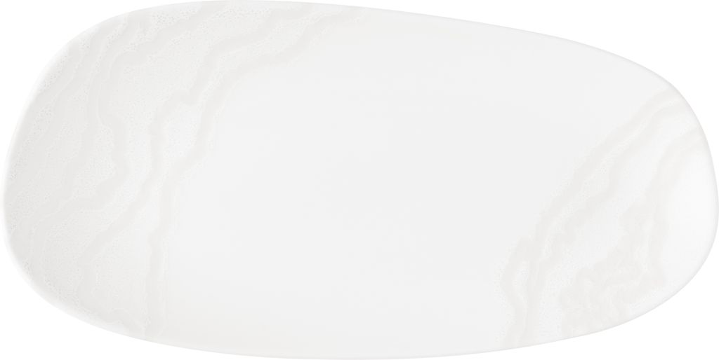 Schaal rechthoek 30.0cm x 15.0cm Inked Tide White Churchill