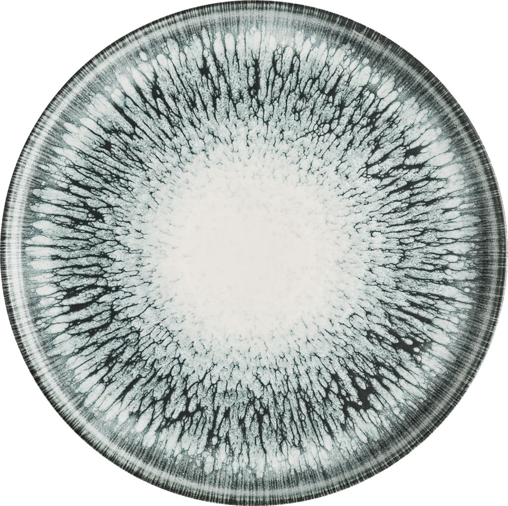 Bord plat 26.0cm Inked Lumé  Black Churchill