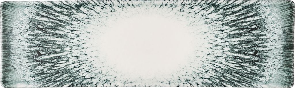 Schaal rechthoek 30.0cm x 9.0cm Inked Lumé  black Churchill