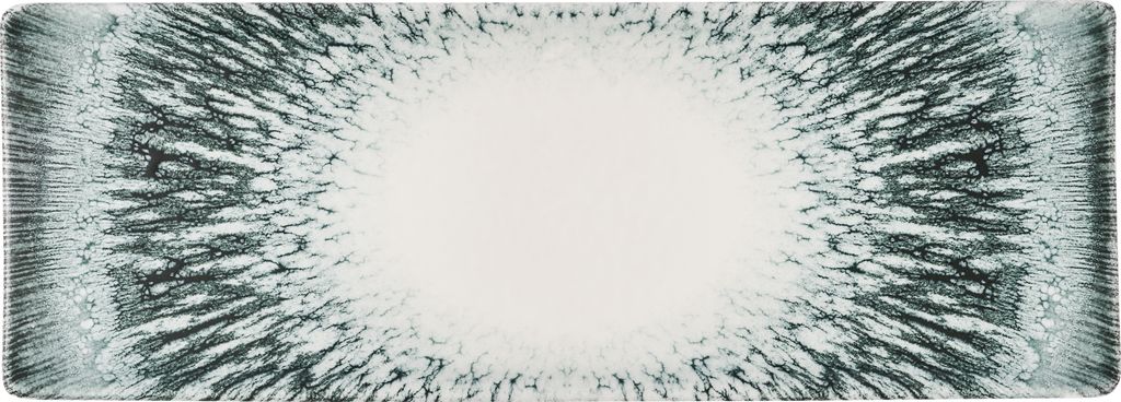 Schaal rechthoek 24.7cm x 8.8cm Inked Lumé  Black Churchill