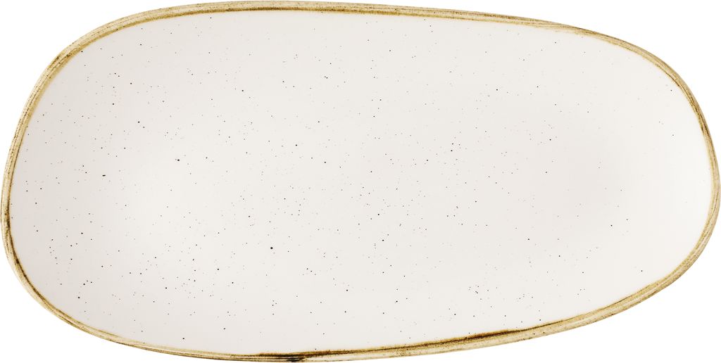 Schaal rechthoek 30.0cm x 15.0cm Stonecast Barley White Churchill