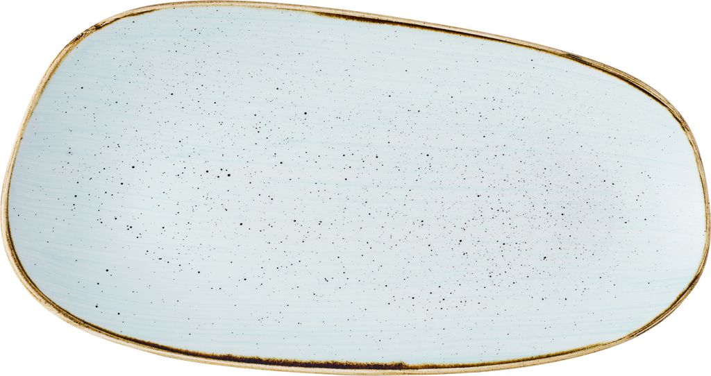 Schaal rechthoek 35.0cm x 18.5cm Stonecast duck egg Churchill