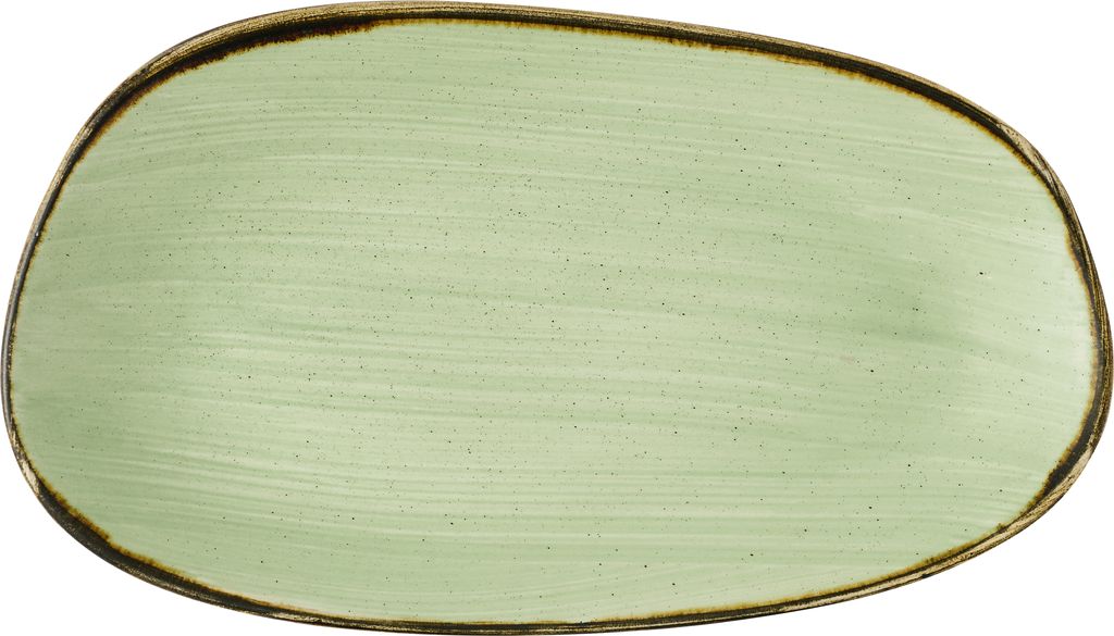 Schaal rechthoek 26.0cm x 15.0cm Stonecast sage green Churchill
