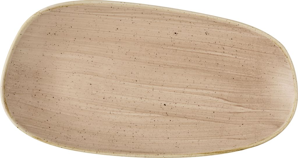 Schaal rechthoek 35.0cm x 18.5cm Stonecast truffle Churchill