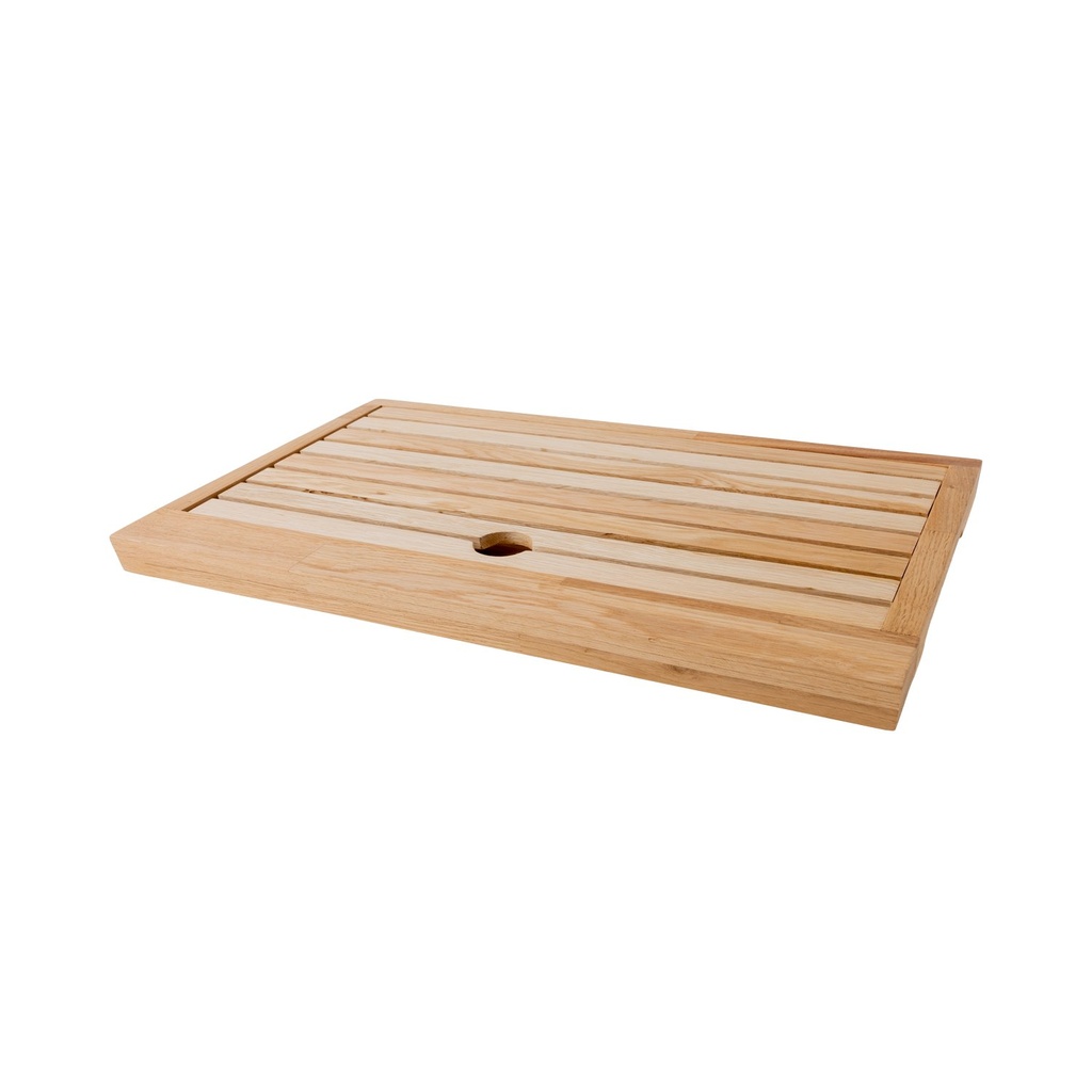 Snijplank met kruimelrooster 53.0x32.5.3.6cm Beech Natural Sylvan Joy Buffet