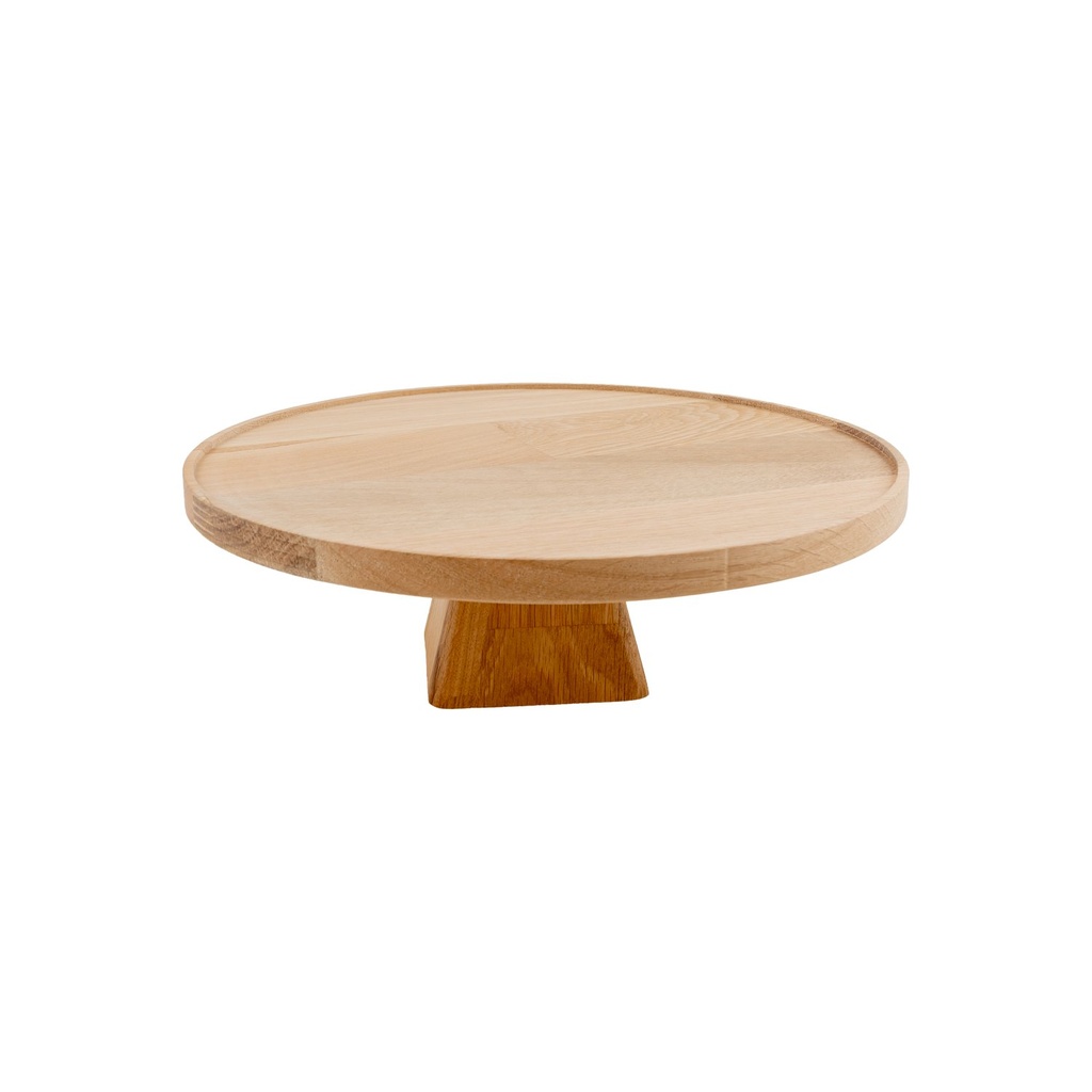 Taartplateau rond 27.5x10.4cm Oak Natural Circus Joy Buffet