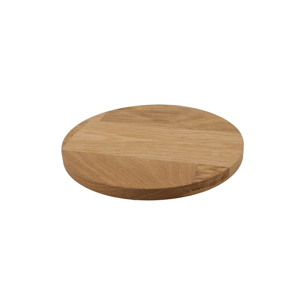 Serveerplateau rond 21.8cm Oak Natural Elysian Joy Buffet