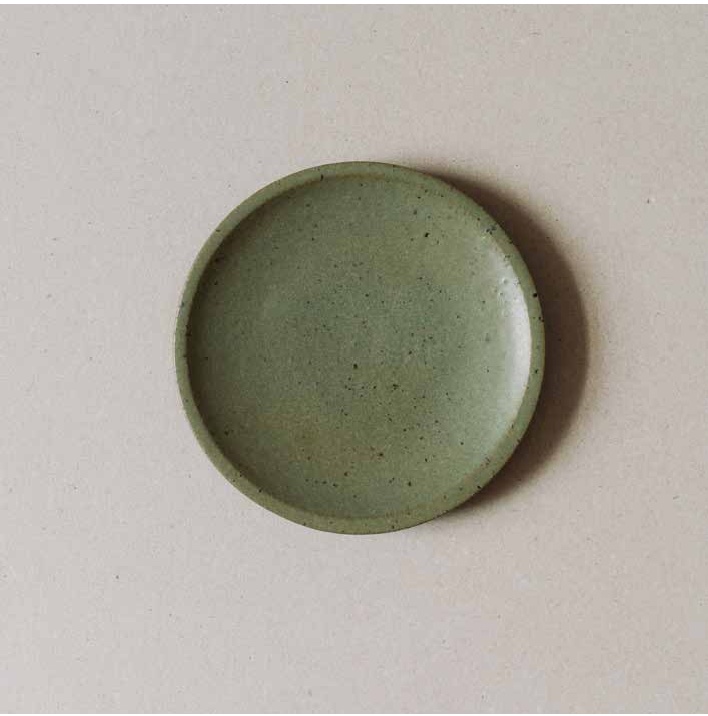 Bord coupe 16.0x2.0cm Green Aarde Poemi