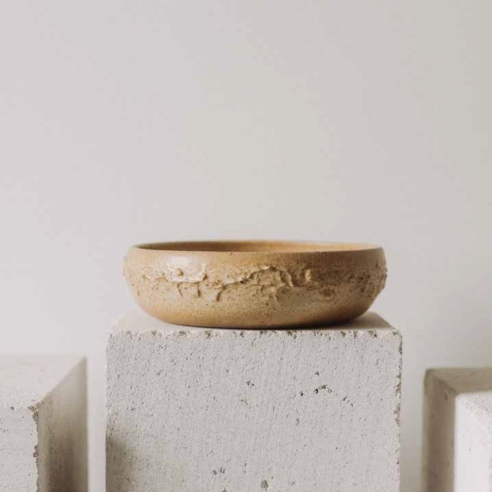 Kom 18.0x15.5cm Curved Aarde Poemi