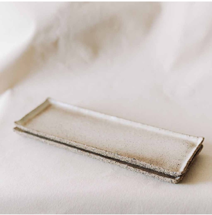 Schaal rechthoek 10.5x33.0x1.5cm Sushi Wa Poemi