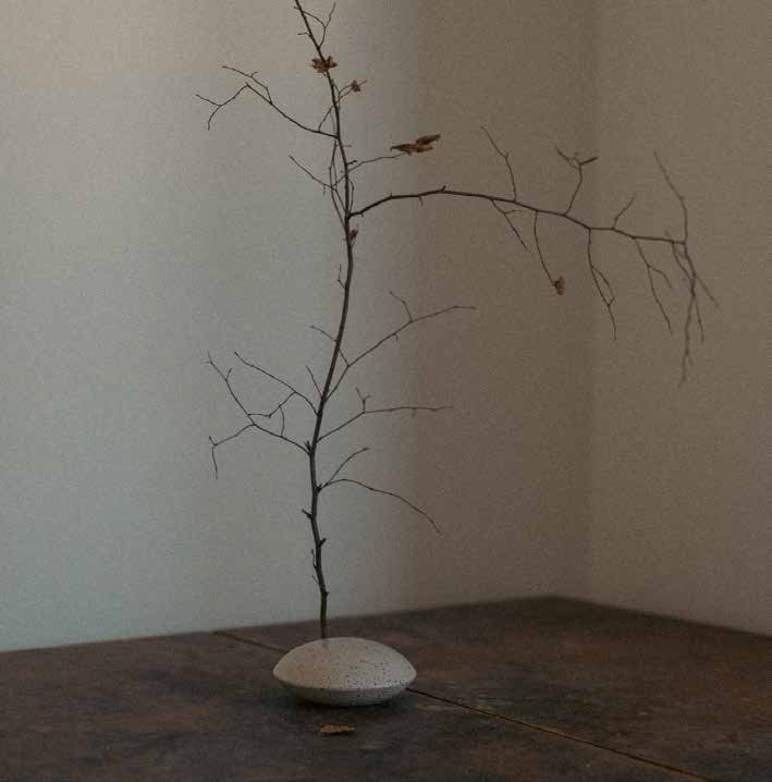 Vaas 19.0x5.0cm The Minimalist Japandi Poemi