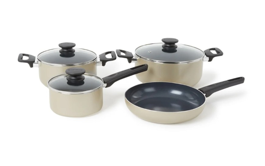 Pannenset 4delig Indu+ Start2Cook Brabantia