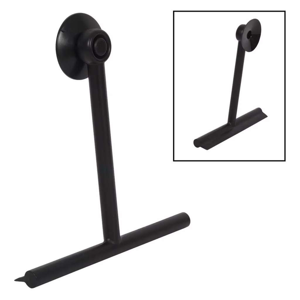 Raamwisser met zuignap zwart