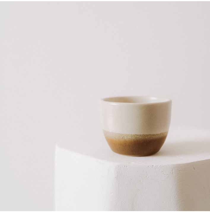 Taster 17.0cl Aarde Ochre Brewed Coffee Cups Poemi