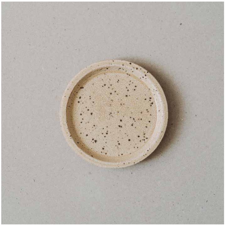 Bord walled 11.0x2.0cm Yellow The Plates Poemi