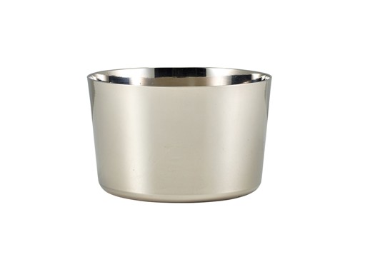 Serveerbeker mat RVS 8cm Genware