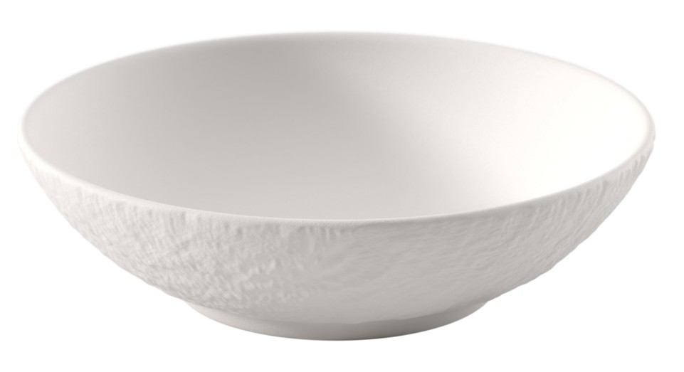 Kom coupe 13.0cm The Rock White Glazed 3810