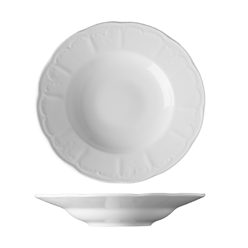 Bord diep 27.0cm Bellevue wit