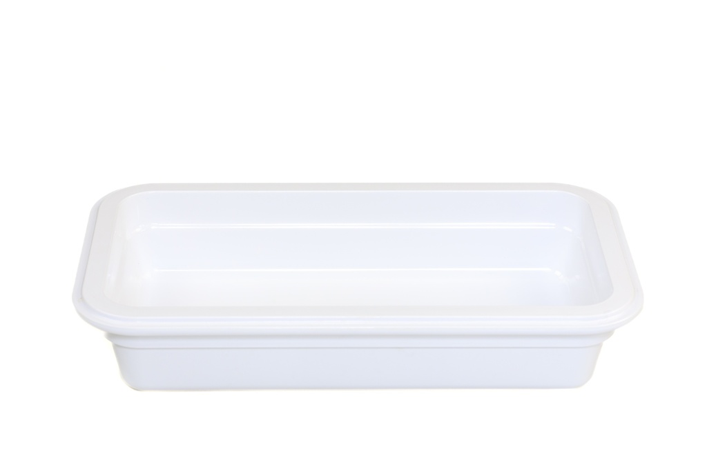 GN bak 2/3 6.5 cm melamine wit 