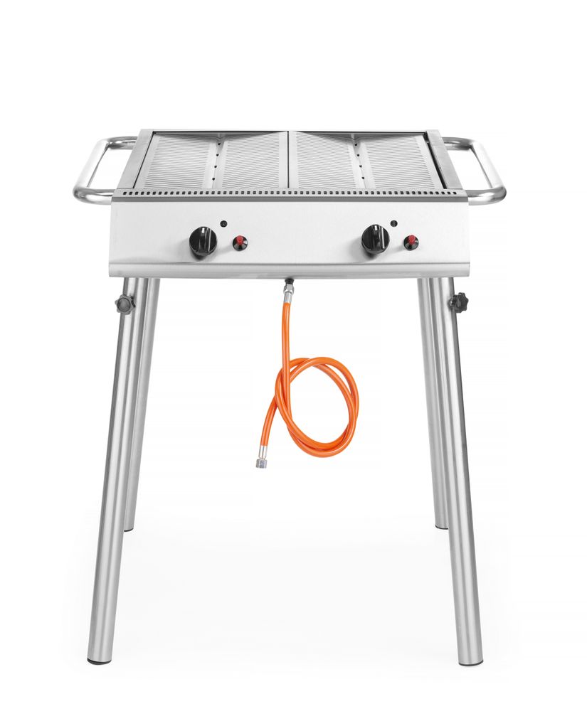 Xantos gasgrill rvs 9,5 kW Hendi