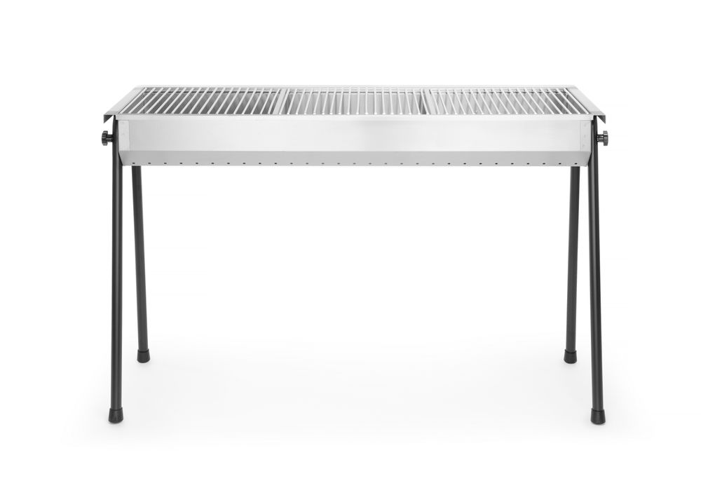 Houtskoolbarbecue Resto rvs 1130x380x760 mm Hendi