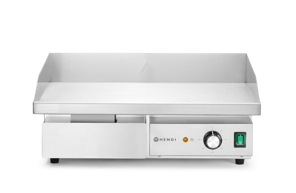 Bakplaat glad Budget Line 230V 3000W Hendi