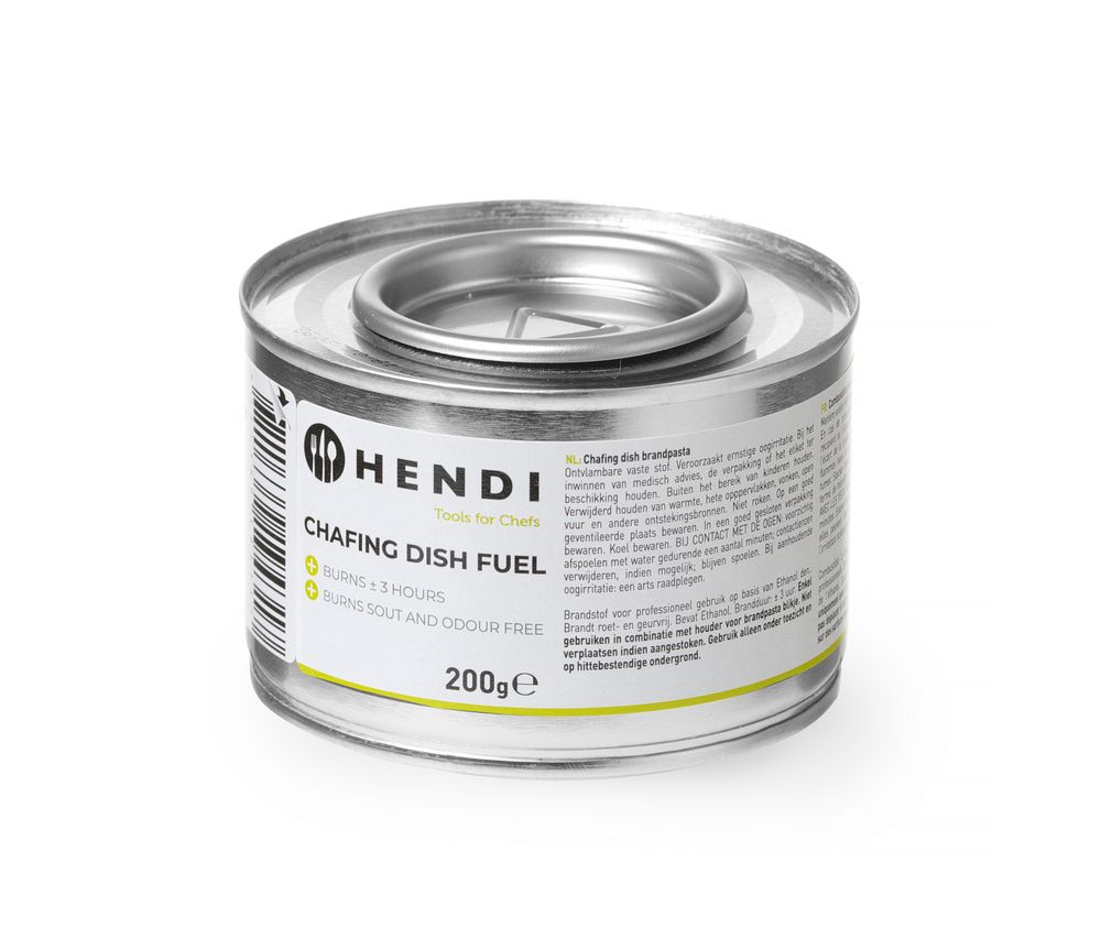 Brandpasta - blikje 200 g ethanol Hendi