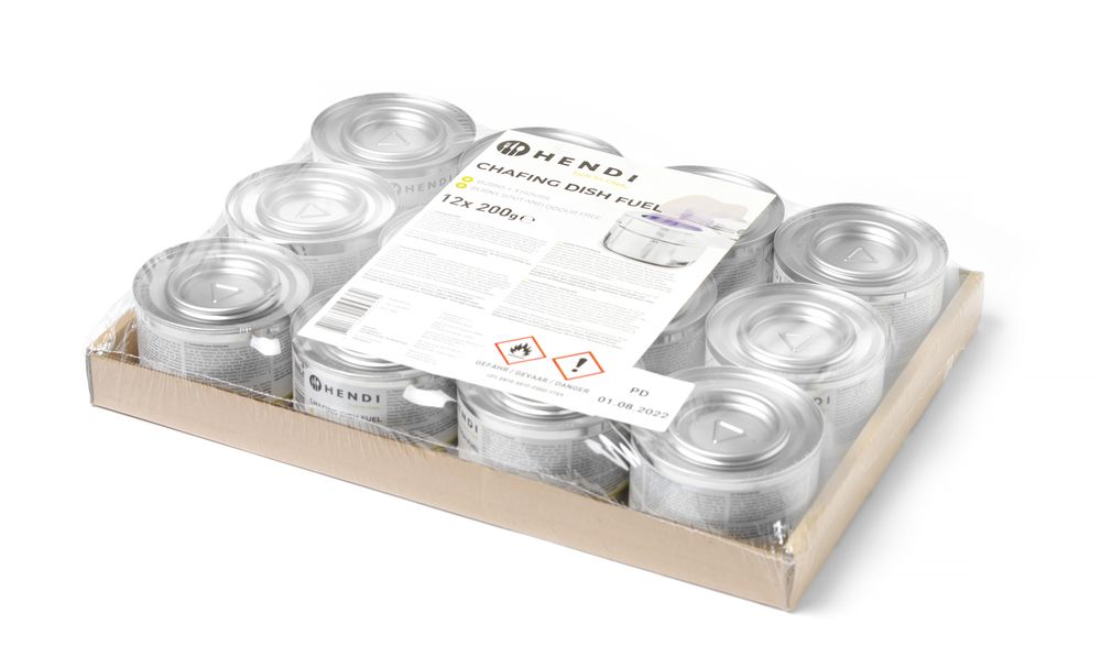 Brandpasta - blikje 200 g ethanol Hendi