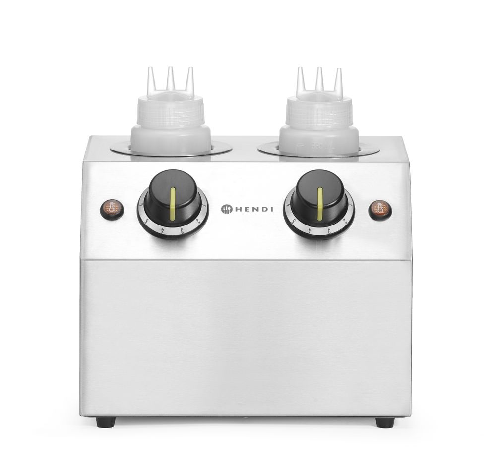 Saus warmer dubbel 2x 650 ml 230V 200W Hendi