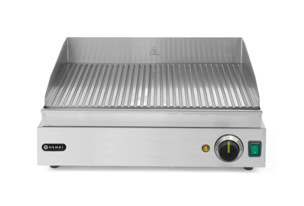 Bakplaat Profi Line geribbeld 230V 2400W Hendi