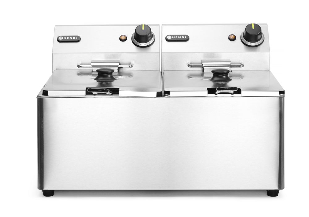 Friteuse Kitchen Line 2x 8 l 230V 2x 3500W Hendi