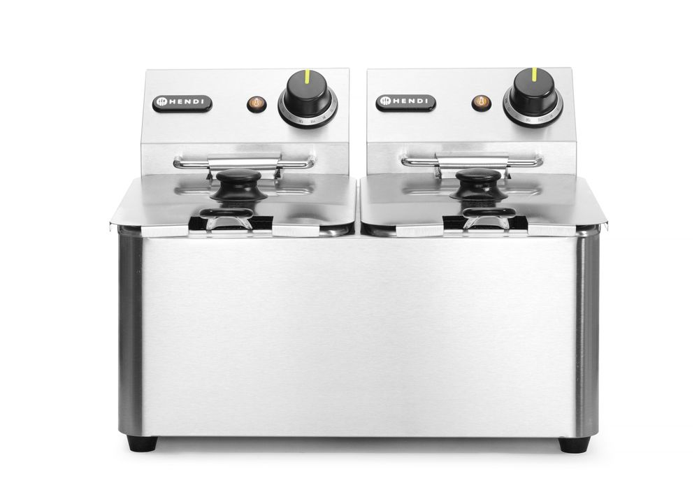 Friteuse Kitchen Line 2x 4 l 230V 2x 3000W Hendi