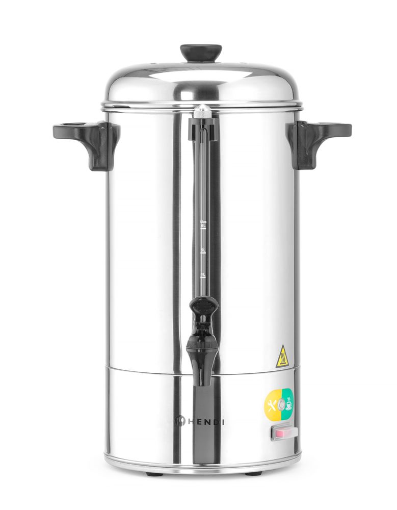 Percolator enkelwandig 6 l rvs 230V 1500W Hendi