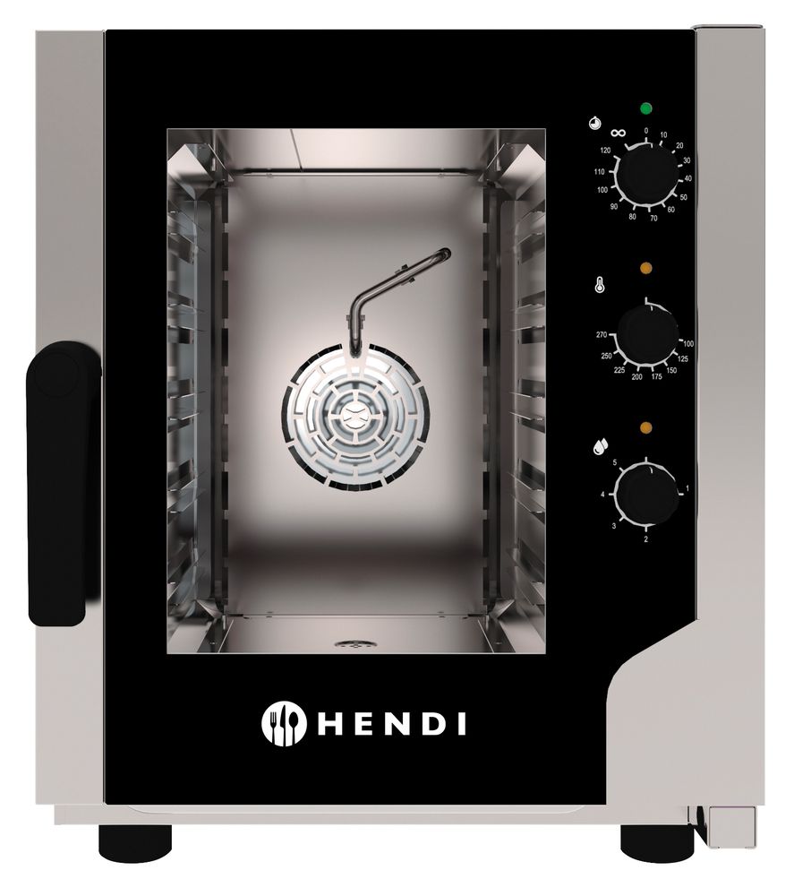 Hetelucht stoomoven Control 5x GN 2/3 230V 3200W Hendi
