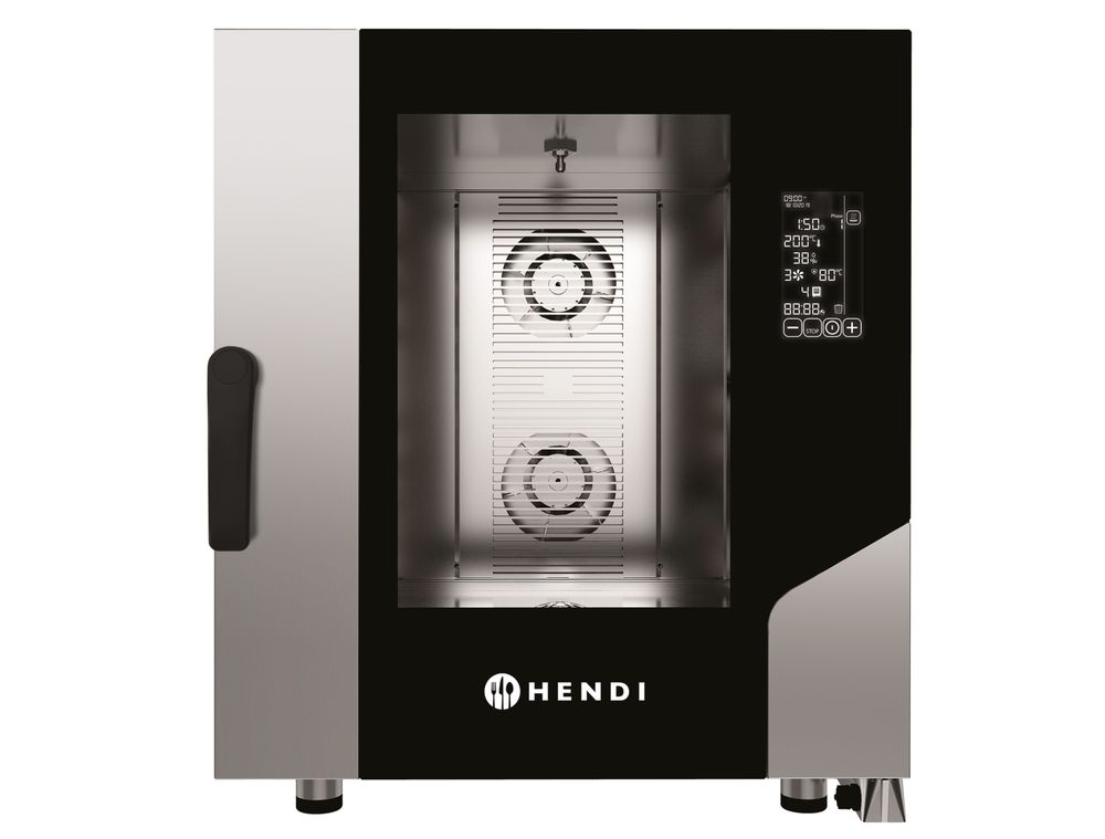 Hetelucht stoomoven Contact 7x GN 1/1 400V 10400W Hendi