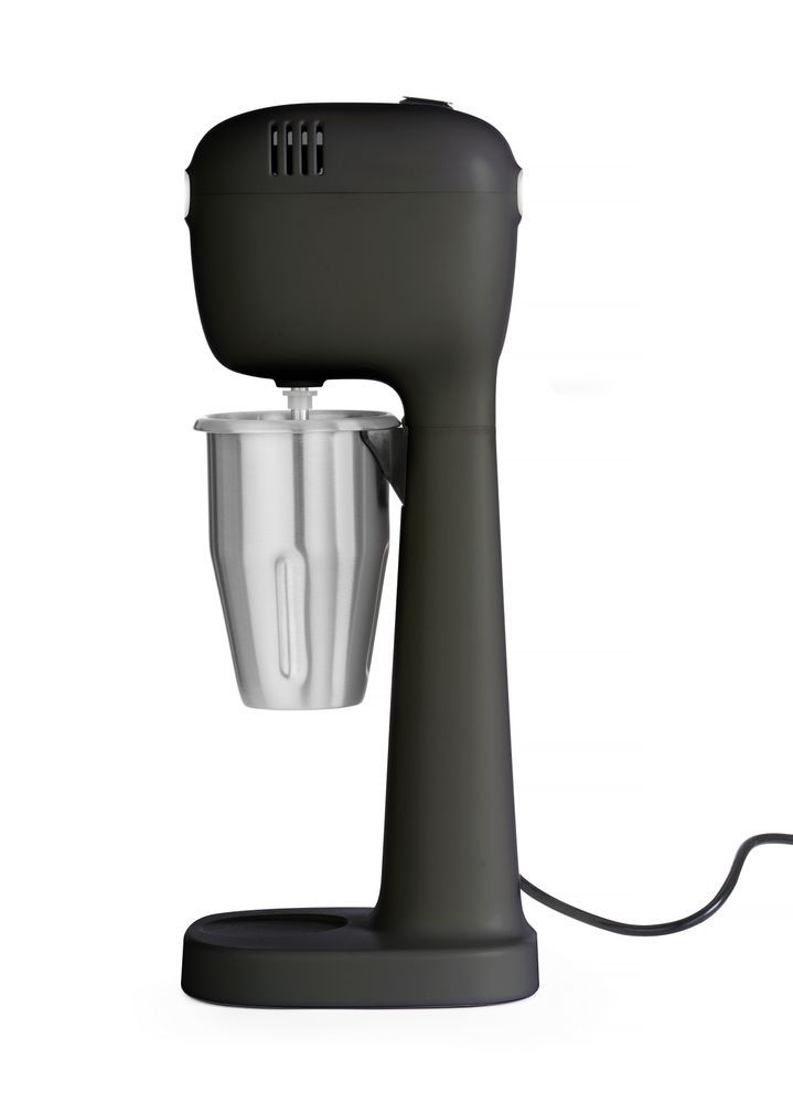 Milkshaker zwart BPA vrij 230V 400W Design by Bronwasser Hendi