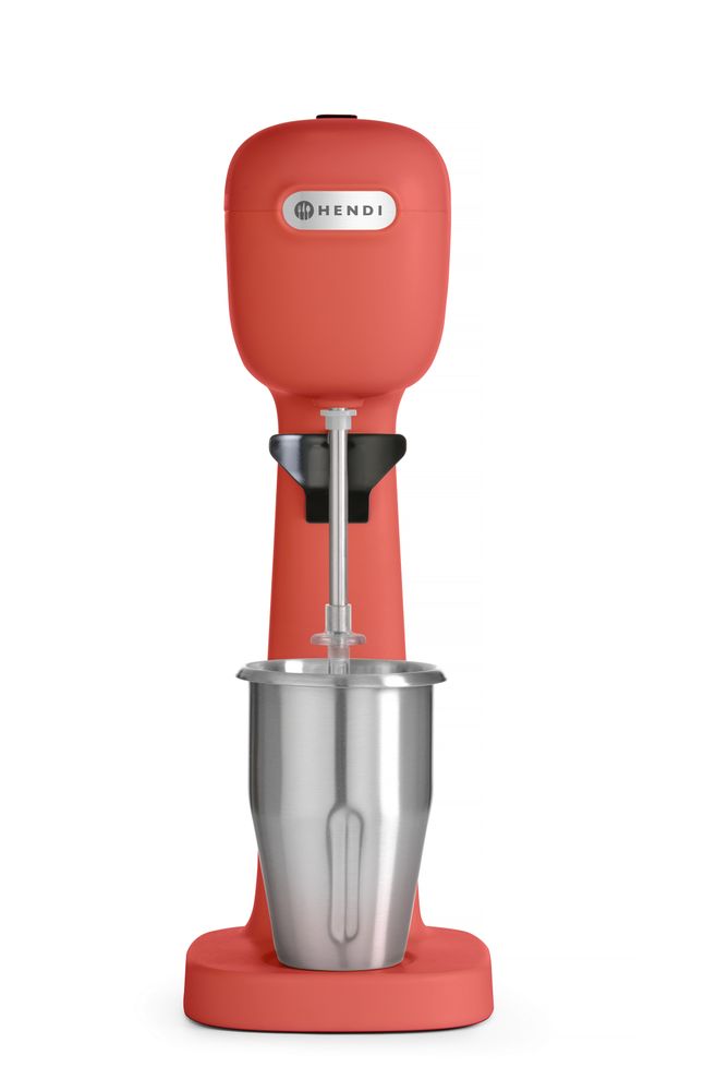 Milkshaker rood 230V 400W Design by Bronwasser Hendi