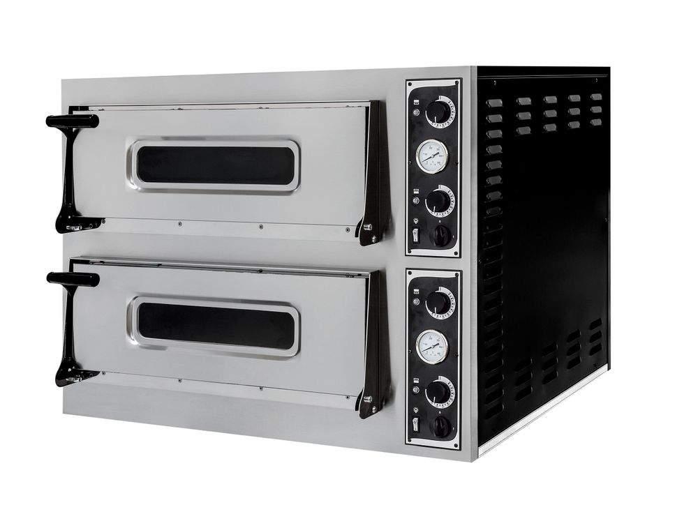 Pizza Oven Basic 44 - 2 kamers 400V 9400W Hendi