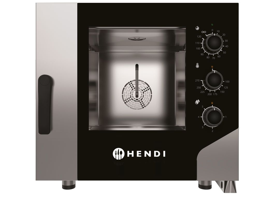 Hetelucht stoomoven CONTROL 5x GN 1/1 400V 7800W Hendi