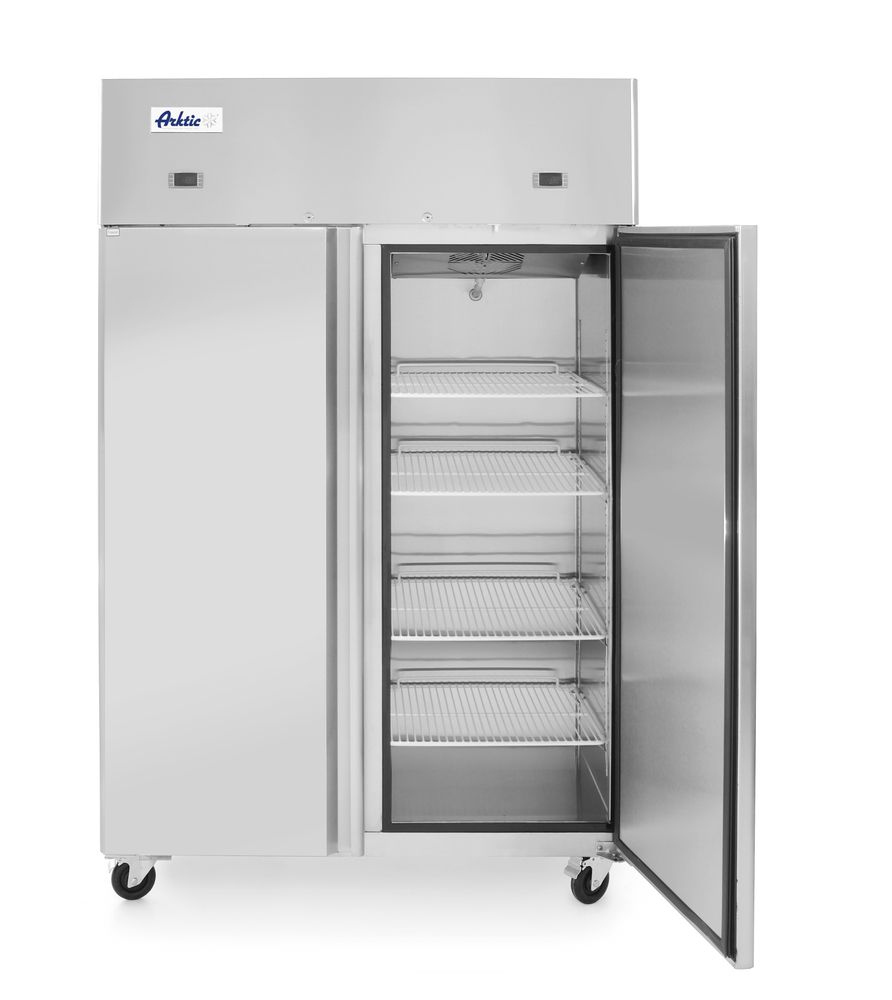 Koelkast en vrieskast Profi Line 420 l + 420 l 230V 870W Hendi