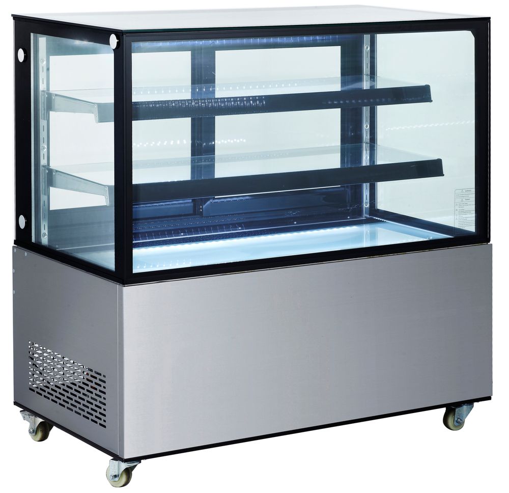 Koelvitrine met twee schappen 410 l 230V 490W Hendi