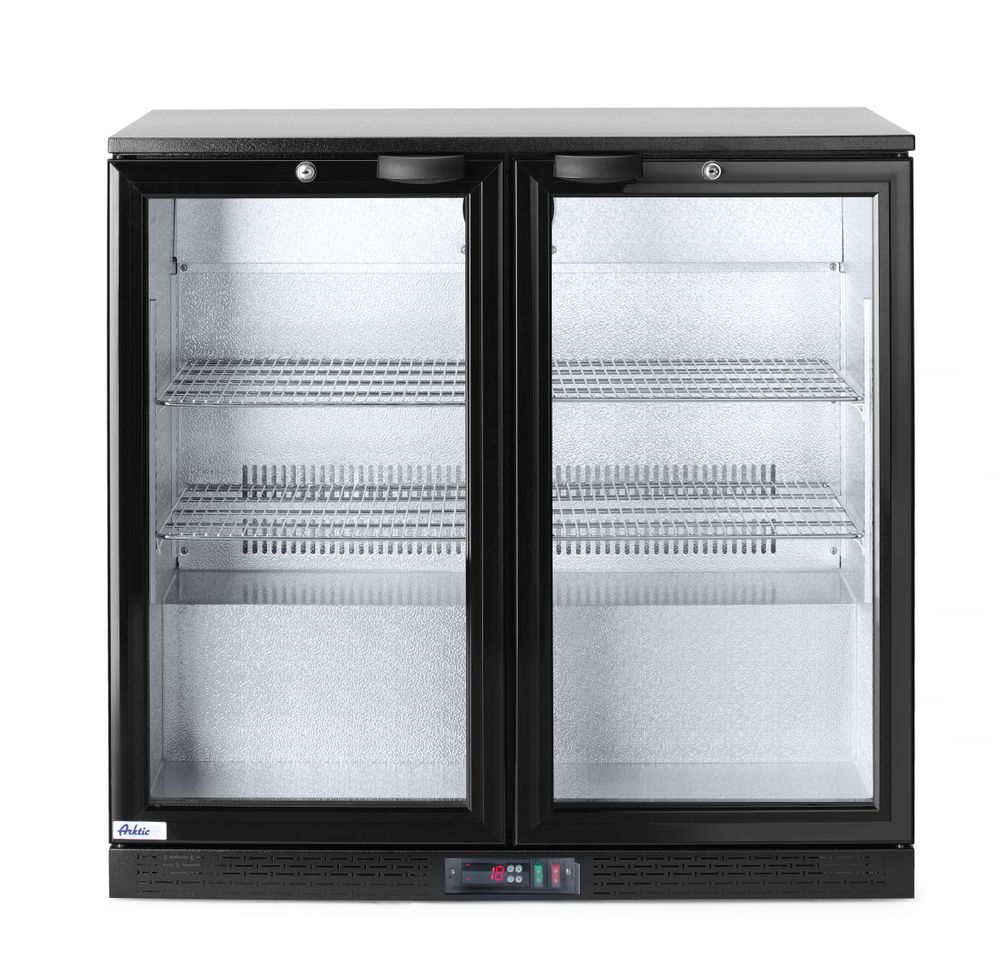 Backbar koelkast dubbele deuren 198 l 230V 160W Hendi