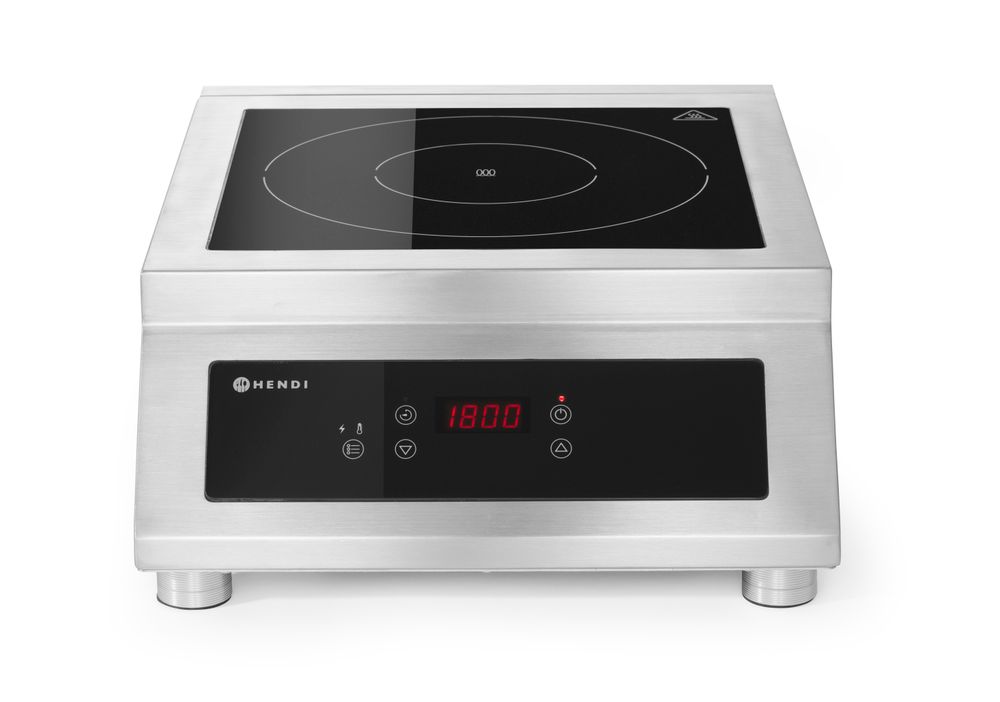 Inductiekookplaat model 5000 D 400V 5000W Hendi