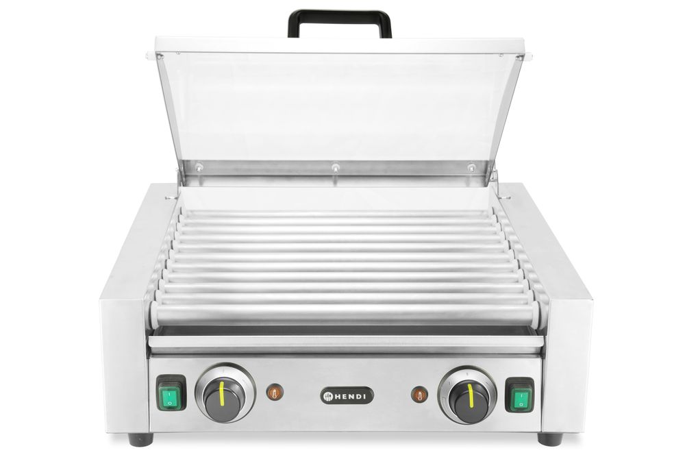 Worstenroller grill 2 zones 11 rollers 230V 980W Hendi