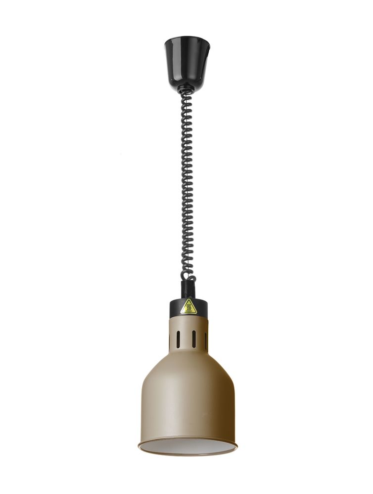 Warmtelamp verstelbaar cylindrisch beige 230V 250 W Hendi