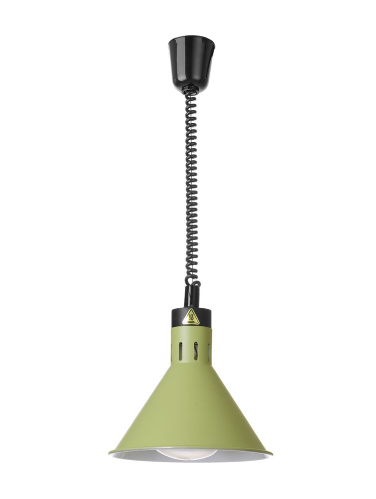 Warmtelamp verstelbaar conisch groen 230V 250W Hendi