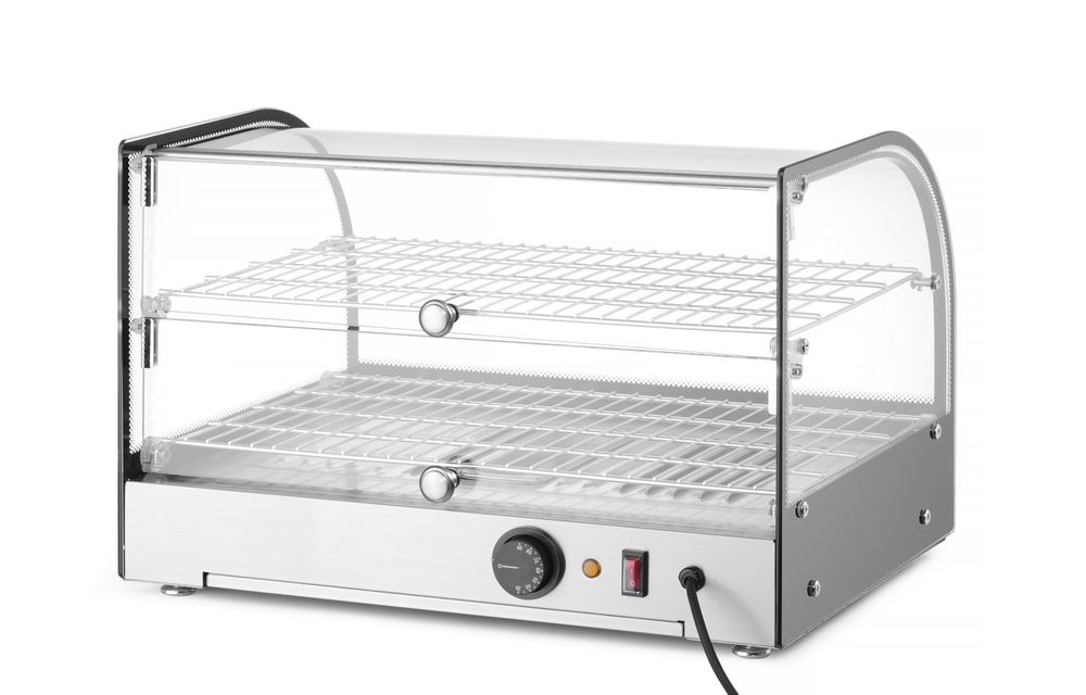 Opzet warmhoudvitrine 2 niveaus GN 1/1 230V 400W Hendi