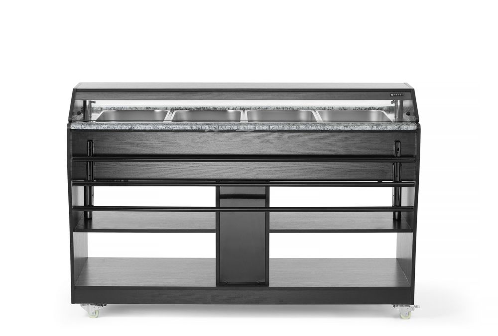 Warmhoudvitrine verrijdbaar 1490 l 230V 2000W Hendi
